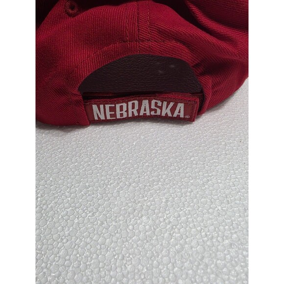 Nebraska Huskers Adjustable Fit Logo Hat - Youth Cap Russel NEW Red Cowboy NEW - Picture 3 of 5
